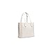 COACH Women's Derby Tote in Pebble Leather, Chalk