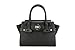 Michael Kors Carmen Colorblock Medium Flap Satchel (Black)