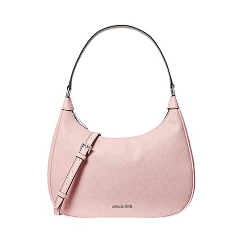 Michael Kors Cora Large Logo Shoulder Bag, Light Powder Blush