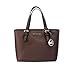 Michael Kors XS Carry All Jet Set Travel Womens Tote, Mocha, XS