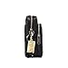 Michael Kors Jet Set Travel Signature PVC Medium Logo Chain Crossbody Flight Bag, Solid Black/Gold