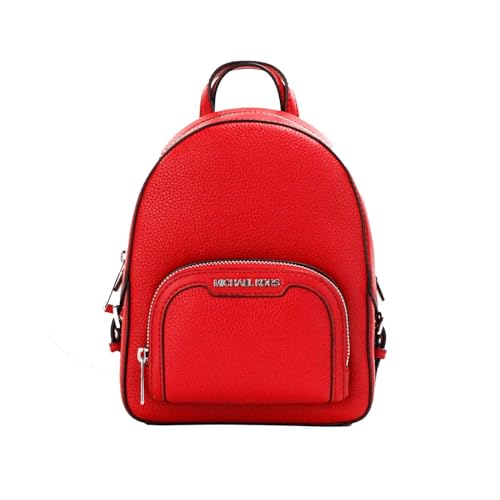 Michael Kors Jaycee XS Mini Convertible Backpack MK Signature Crossbody (Bright Red), Bright Red