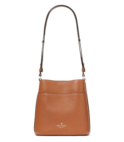 kate spade crossbody purse for women Leila bucket crossbody bag, Warm Gingerbread