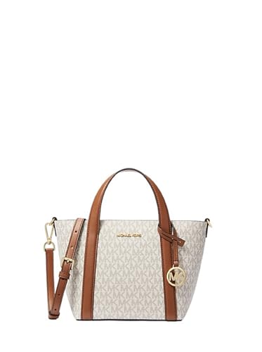 Michael Kors Pratt Small Tote Handle Crossbody Bag, Vanilla