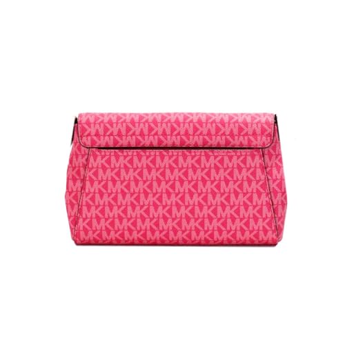 Michael Kors Medium Logo Convertible Crossbody Bag (Electric Pink), Electric Pink, M