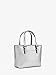 MICHAEL KORS et Set Travel Extra-Small Metallic Top-Zip Tote Bag Silver, Silver, Medium, 35R3GM9M1L