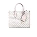 Michael Kors Small Mirella Logo Tote Crossbody Bag, Powder Blush Multi, 24X18X8CM