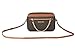 Michael Kors Women's Jet Set Item LARGE EAST WEST CHAIN Crossbody (BROWN/SOFTPINK)