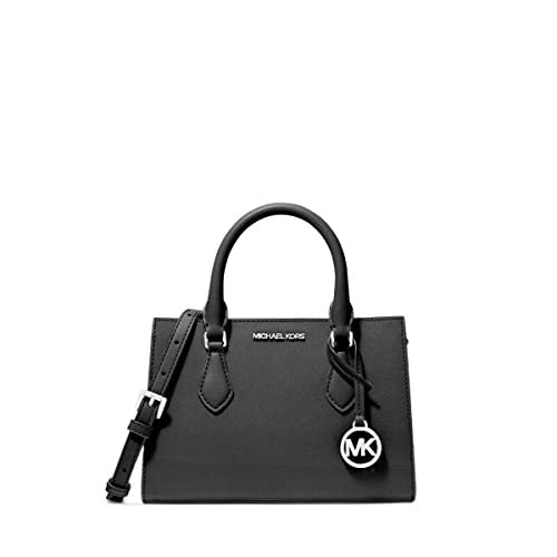 Michael Kors Sheila Small Non-Leather Vegan Satchel, Black