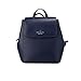 Kate Spade New York Women's Madison Saffiano Leather Flap Backpack, Parisian Navy, Parisian Navy