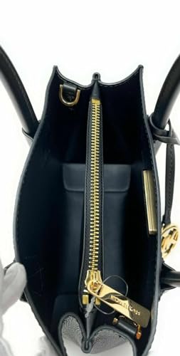 Mercer Medium Leather Messenger Crossbody Handbag (Black Solid)