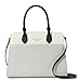 Kate Spade New York Madison Medium Satchel Saffiano Leather Handbag, Platinum Grey