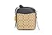 COACH Hudson 21 Signature Varsity Stripe Coated Canvas Crossbody Bag