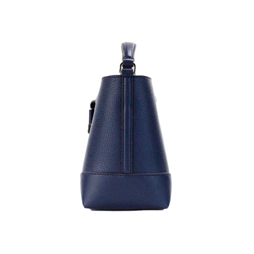 Michael Kors XS Suri Mini Bucket Crossbody Drawstring Shoulder Bag 35F2GM9M1B PVC, Navy