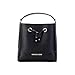 Michael Kors Mercer Small Pebbled Leather Bucket Bag Black, Black, M, Measures: 12" W X 8" H X 7" D