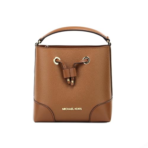 Michael Kors Mercer Small Pebbled Leather Bucket Bag Luggage, Luggage