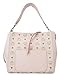 MCM Aren Medium Visetos Powder Pink Leather Hobo Shoulder Crossbody Women's Handbag, Pink, One Size