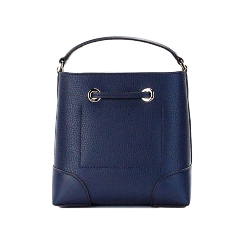 Michael Kors XS Suri Mini Bucket Crossbody Drawstring Shoulder Bag 35F2GM9M1B PVC, Navy