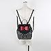 Kate Spade New York x Disney Minnie Mouse Black Polka Dot Leather Backpack, M