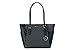 Michael Kors Charlotte Large Top Zip Tote (black sig)