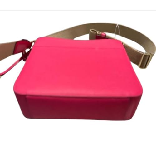 Michael Kors Small Leather Crossbody Bag, Electric Pink