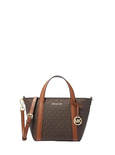 Michael Kors Pratt Small Tote Handle Crossbody Bag, Brown