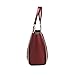 Michael Kors Mina Large East West Shoulder Bag Tote Dark Cherry Pebbled Leather, Dark Cherry