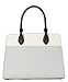 Kate Spade New York Madison Medium Satchel Saffiano Leather Handbag, Platinum Grey