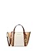 MICHAEL KORS Pratt Small Tote Handle Crossbody Bag, Camel Multi, Small