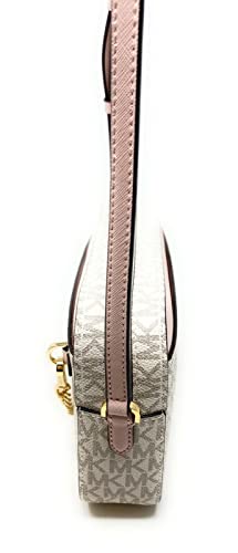 Michael Kors Jet Set East West Chain Crossbody Vanilla MK Powder Blush Pink