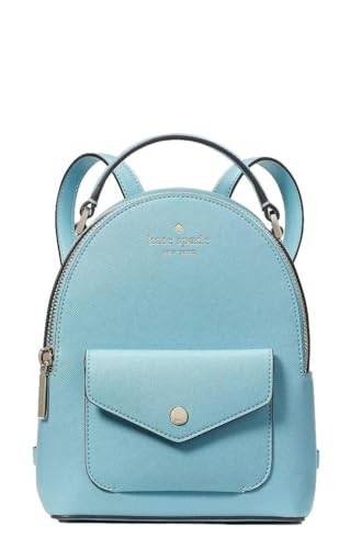 kate spade new york Women's Schuyler Saffiano Leather Mini Backpack, Smoky Blue