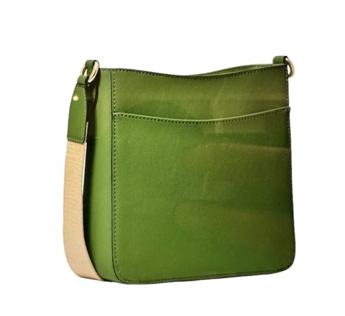 Michael Kors Small Leather Crossbody Bag, Ferngreen