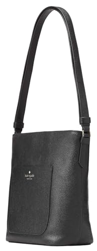 kate spade new york Women's Elise Pebbled Leather Bucket Bag, Black