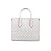 Michael Kors Small Mirella Logo Tote Crossbody Bag, Powder Blush Multi, 24X18X8CM