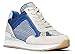 Michael Michael Kors Maddy Mixed-Media Trainer Sneakers Size, Electric Blue, 4 UK