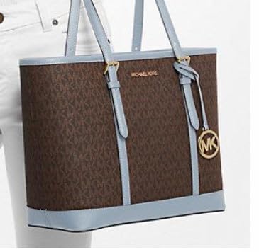 Michael Kors Jet Set Medium Carryall Tote (Pale Blue), One Size