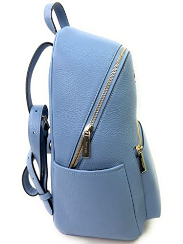 Kate Spade New York Liela Pebbled Leather Medium Dome Backpack (Dusty Blue), Dusty Blue, M, Backpack