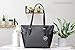 Michael Kors Charlotte Large Top Zip Tote (black sig)