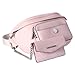 Michael Kors Maisie Large Pebbled Leather 2-in-1 Sling Pack, Powder Blush, L, Large