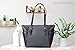 Michael Kors Charlotte Large Top Zip Tote (black sig)