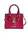 Michael Kors Hamilton XS Small Leather Satchel Crossbody Bag Purse, Electric Pink