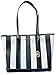 Michael Michael Kors Large Tote Black Stripe, Black and White