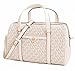 MICHAEL KORS JST Travel Medium Duffle Satchel Shoulder Crossbody Bag Light Cream, Light Cream, Medium