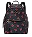 Kate Spade Women's Chelsea Medium Backpack in Rose Toss Print, Black