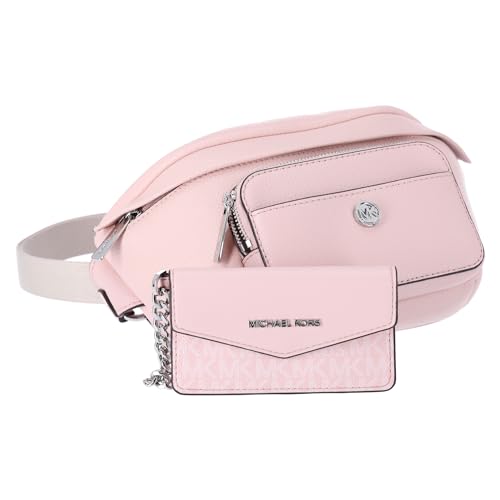 Michael Kors Maisie Large Pebbled Leather 2-in-1 Sling Pack, Powder Blush, L, Large