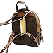 Michael Kors Jaycee XS Mini Convertible Backpack MK Signature Crossbody, Brown, Mini, Convertible Backpack