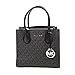 Michael Kors MERCER MEDIUM MESSENGER CROSSBODY SATCHEL BAG BLACK SIGNATURE