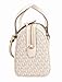 MICHAEL KORS JST Travel Medium Duffle Satchel Shoulder Crossbody Bag Light Cream, Light Cream, Medium