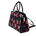 Kate Spade New York Madison Rose Toss Printed Medium Satchel Black Res, Black, Red