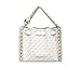 Michael Kors Mina Small Signature Logo Chain Crossbody Bag (LT CRM MULTI), Lt Crm Multi, Small